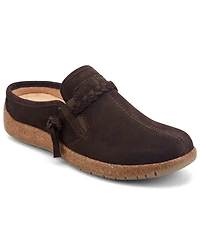 Earth Women's Rosalin Suede Braided Slip-On Clogs