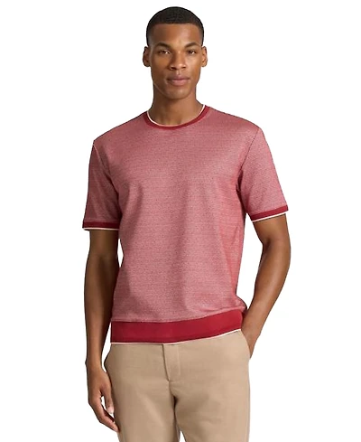 Ted by Baker Men's Berkeley Jacquard Ribbed Crewneck T-Shirt