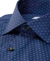 Tommy Hilfiger Men's Th Flex Stretch Long-Sleeve Spread Collar Dress Shirt