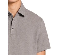 Michael Kors Men's Short Sleeve Bubble Knit Polo Shirt
