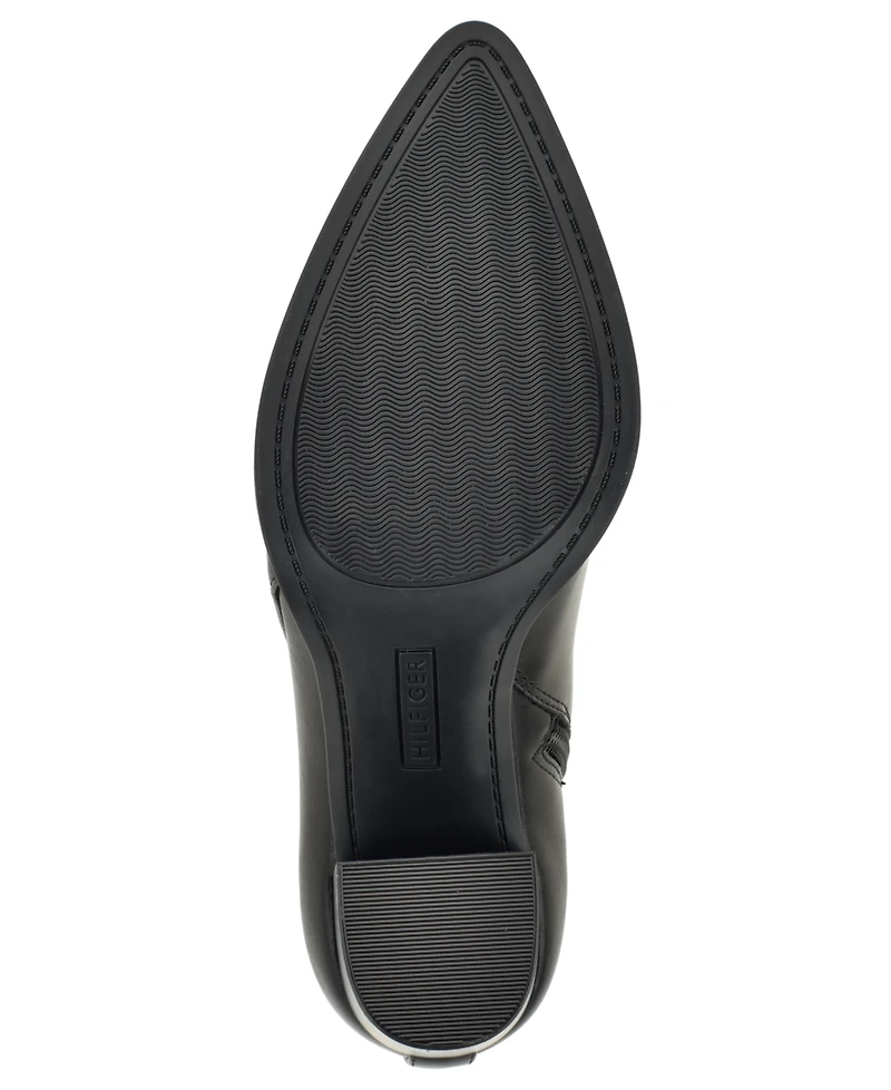 Tommy Hilfiger Women's Midna Pointed Toe Buckle Dress Booties