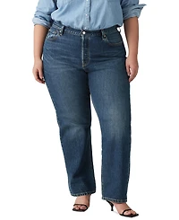 Levi's Trendy Plus 501 Cotton High-Rise Jeans