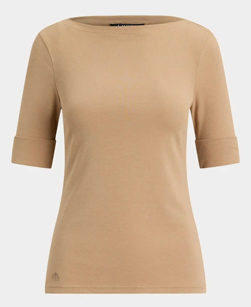 Lauren Ralph Stretch Boatneck Top