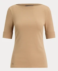 Lauren Ralph Stretch Boatneck Top