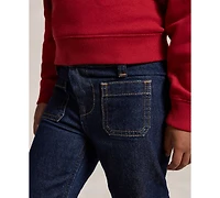 Polo Ralph Lauren Girls' 2T-6X Logo Flared Jeans