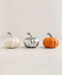 Mariposa Aluminum Pumpkin Napkin Weight, Set of 3