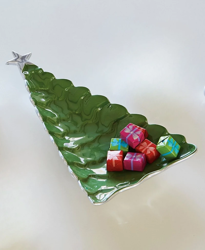 Mariposa Green Tree Candy Dish