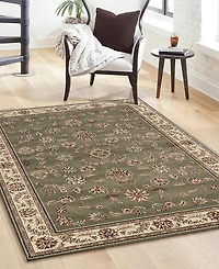 Closeout! Km Home Pesaro Isfahan Sage 3'3" x 4'11" Area Rug