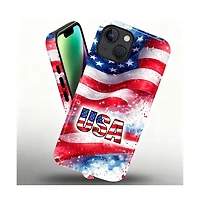 Lisen 2-Layer Durable Phone Case Compatible with Apple iPhone 17 Pro Max, Usa Pride