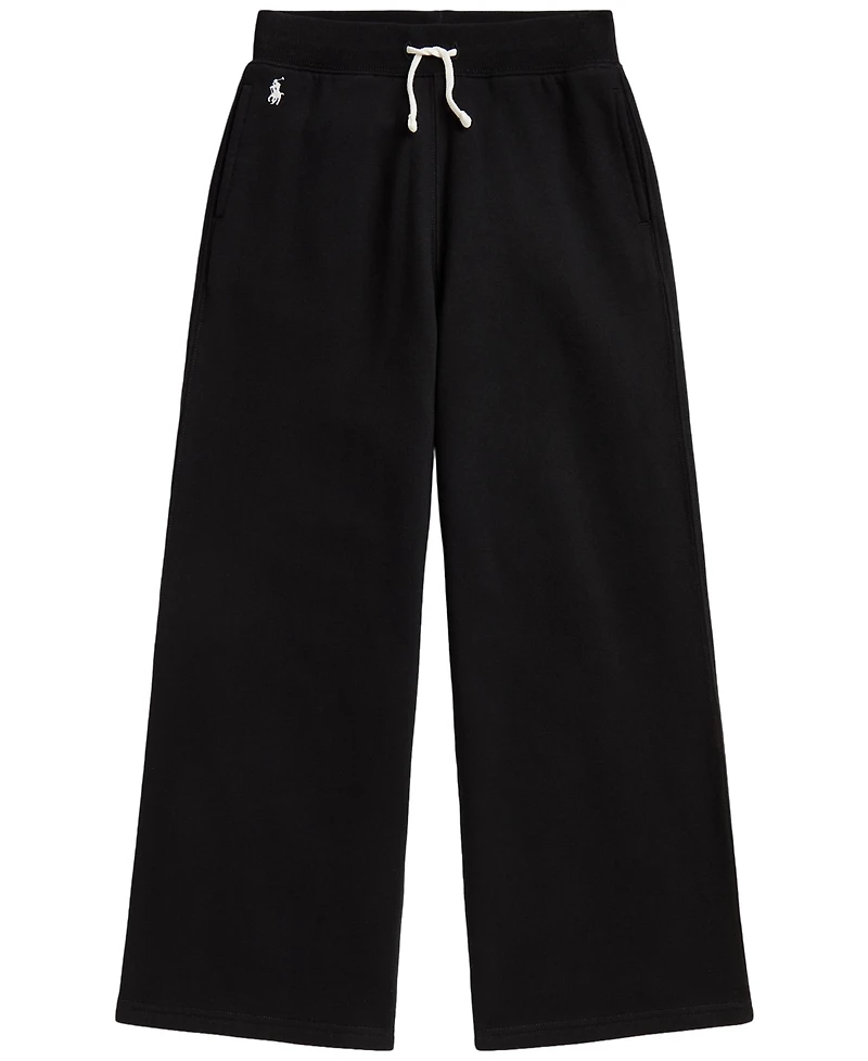 Polo Ralph Lauren Girls' 7-16 Fleece Wide-Leg Sweatpant
