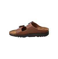 Mephisto Zonder Premium Full-Grain Leather Open Toe Buckle Closure Sandal