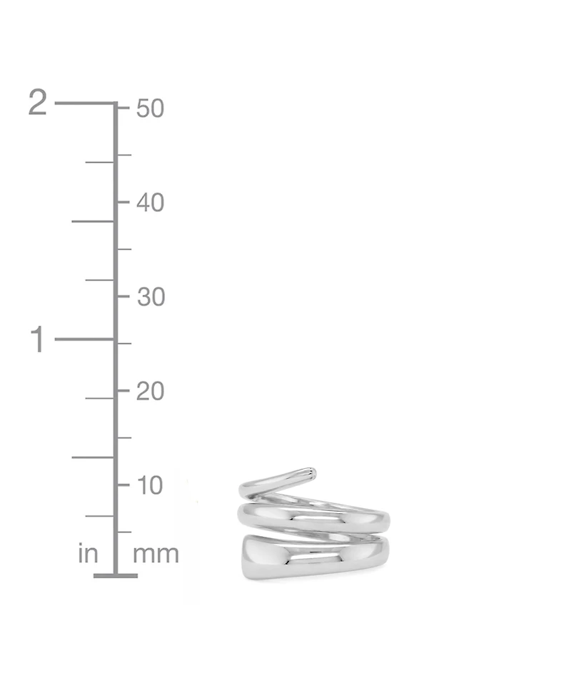 And Now This 18K Gold Plated or Silver Plated Coil Ring