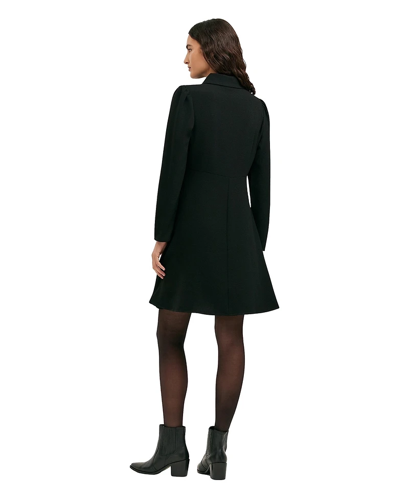 Finery London Women's Sabine Long Sleeve Collared Short Dress