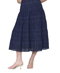 Finery London Women's Jemma Cotton Broderie Tiered Midi Dress