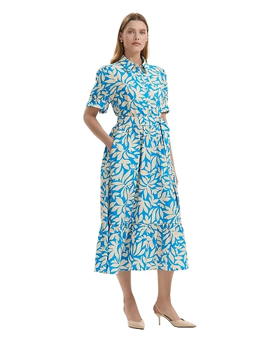 Finery London Women's Liana Floral Midi Tiered Dress