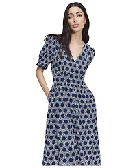 Finery London Women's Samantha Button Through Midi Dress