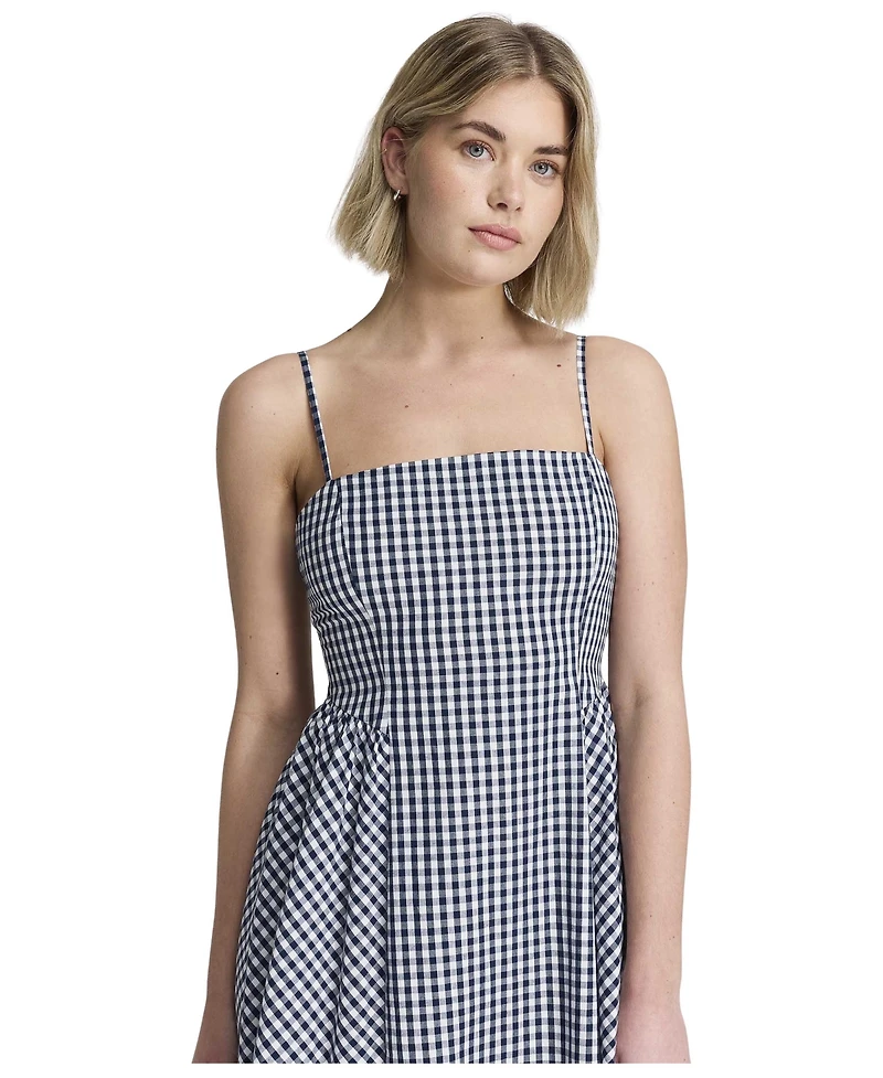Finery London Women's Romina Cotton Gingham Midi Dress