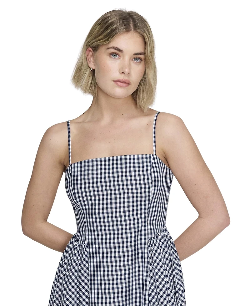 Finery London Women's Romina Cotton Gingham Midi Dress