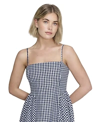 Finery London Women's Romina Cotton Gingham Midi Dress