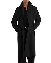 Reiss Men's Clyde Wool-Blend Twill Single-Breasted Overcoat