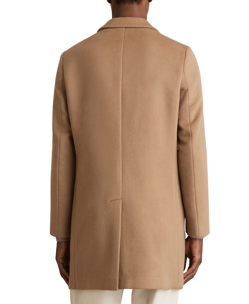 Reiss Men's Gable Epsom Wool-Blend Single-Breasted Mid-Length Overcoat