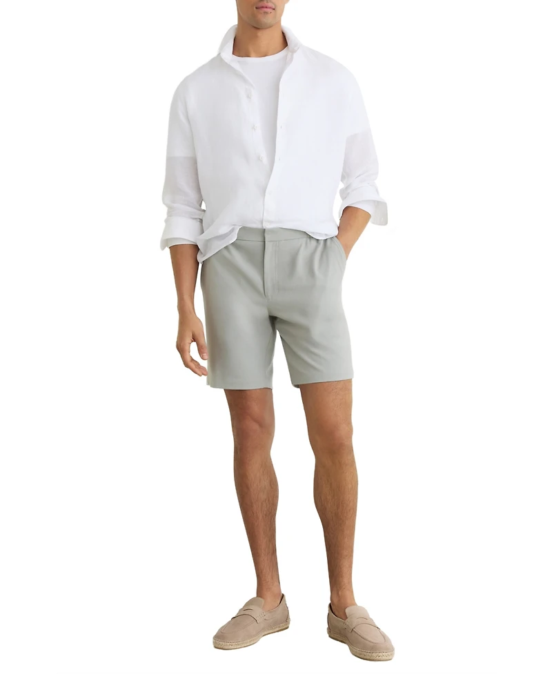 Reiss Men's Slim-Fit Pull-On Deck Chino Shorts