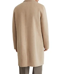 Reiss Men's Knight Single-Breasted Wool-Blend Brushed Overcoat