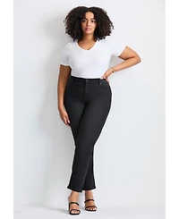 Avenue Women's Plus Tall Butter Denim Jean