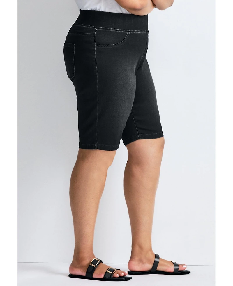 Avenue Women's Butter Denim Pull On Short