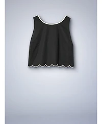 Torrid Women's Plus Belle Isle Scallop Edge Top