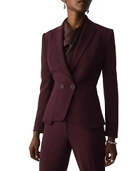 The Fold Women's Clever Crepe Caselle Tailored Blazer