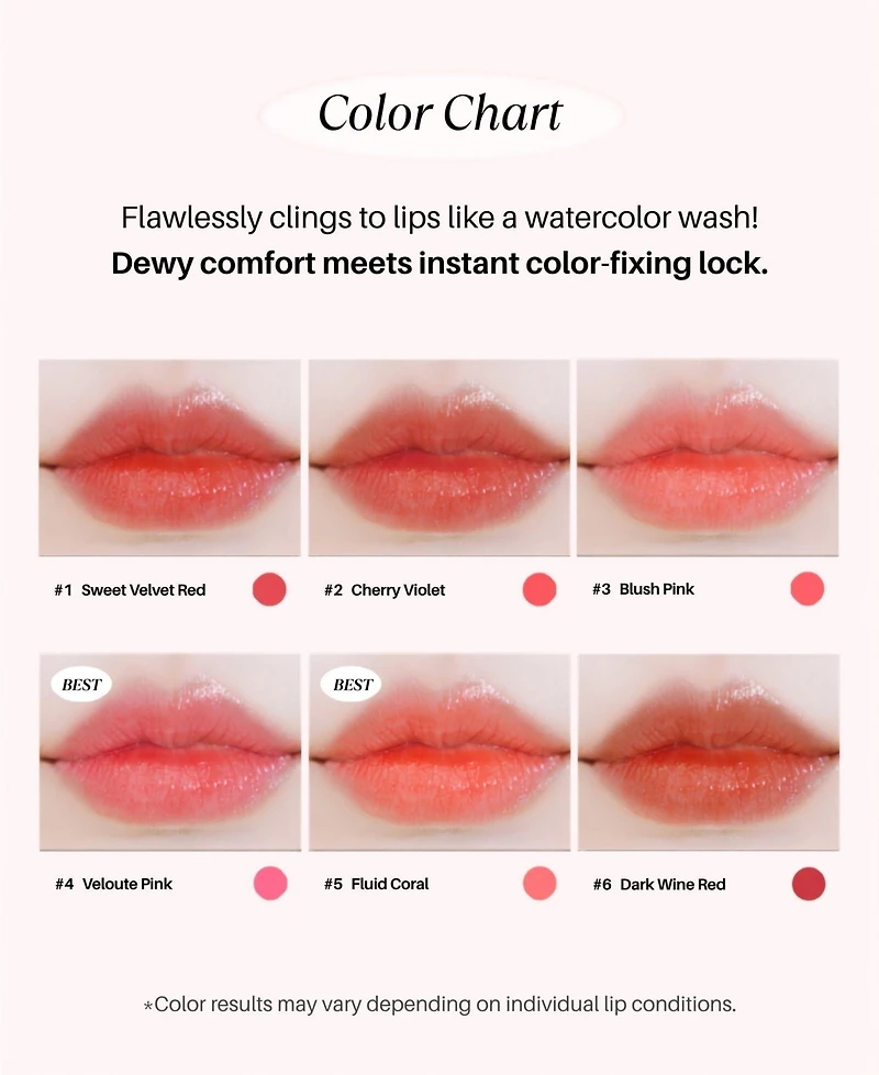 Siia Cosmetics 2 Piece Water Jelly Lip Tint Set