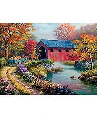 SunsOut Pumpkin Harvest Halloween 1000-Piece Jigsaw Puzzle, Ages 15+