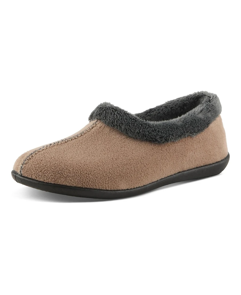 Flexus Women's Moccasin Slipper with Removable Insole