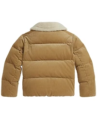 Polo Ralph Lauren Girls' 7-16 Cotton Corduroy Down Jacket