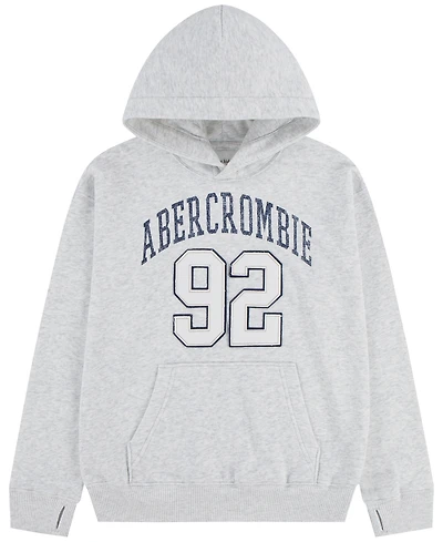 abercrombie kids Boys' 5-18 Logo Fleece Long-Sleeve Hoodie