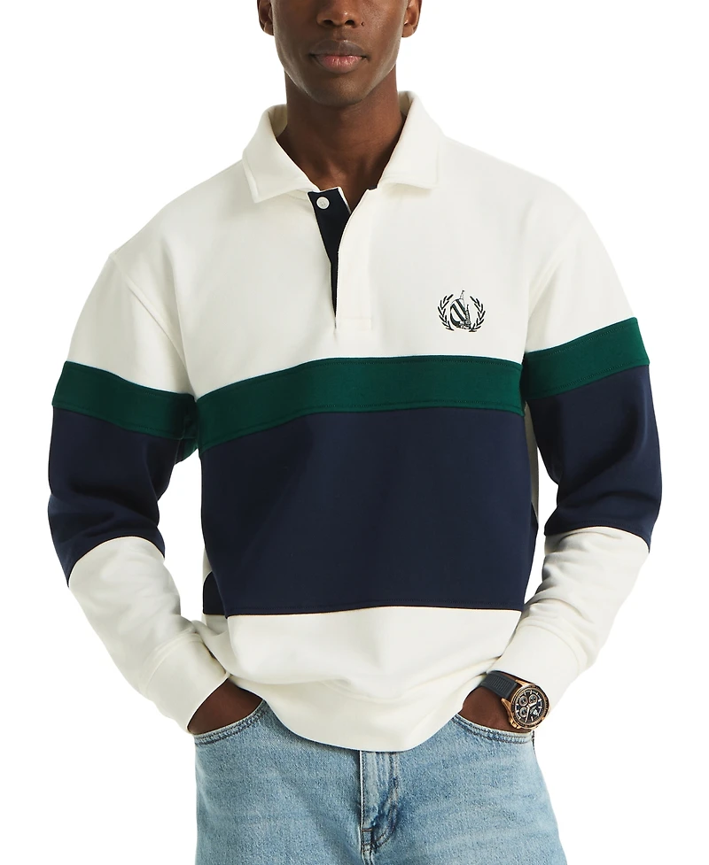Nautica Men's Long Sleeve Pullover Sweatshirt