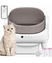 Cumrige WiFi Self-Cleaning Litter Box for Multiple Cats