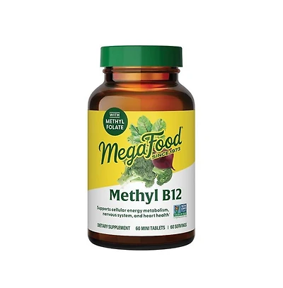 MegaFood Methyl B12 ,60 Tablets