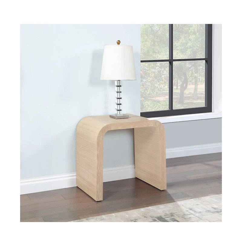Meridian Furniture Cresthill White End Table