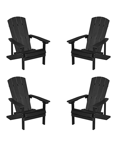 Sonkuki Adirondack Chair Patio Chair with Big Armrests Fire Pit Chair Weather Resistant, Easy Installation Outdoor for Patio, Lawn and Backyard
