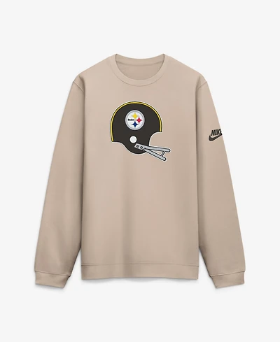 Nike Men's Pittsburgh Steelers Rewind Club Fleece-Lined Throwback Sweatshirt