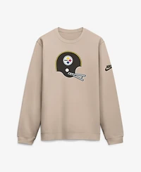 Nike Men's Pittsburgh Steelers Rewind Club Fleece-Lined Throwback Sweatshirt