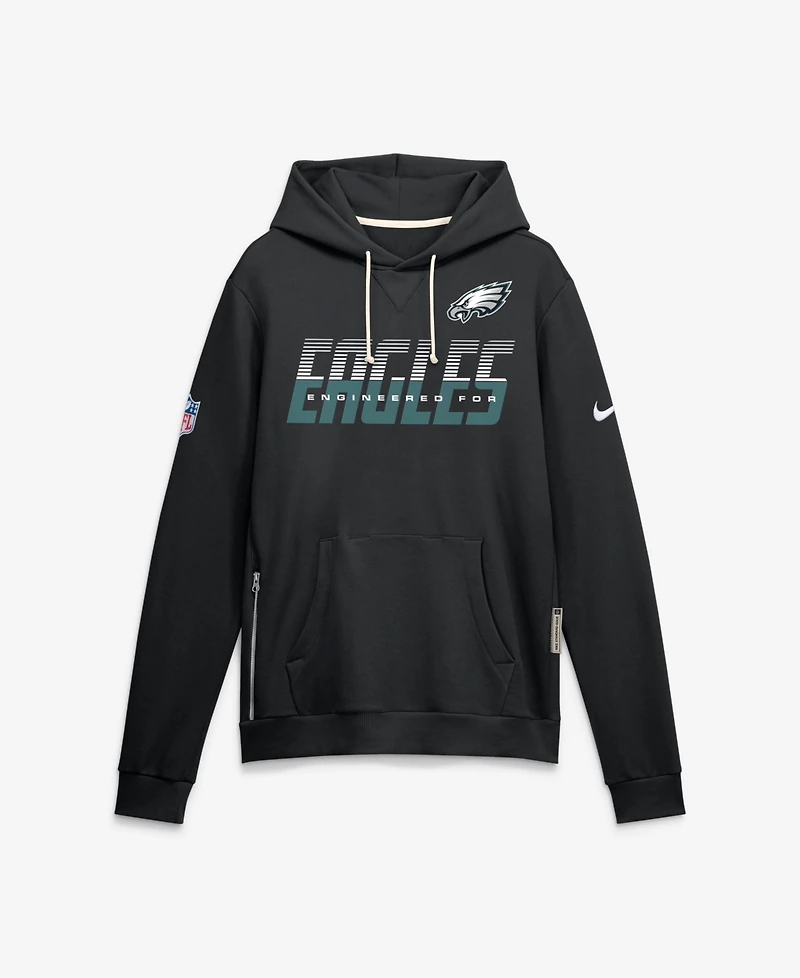 Nike Men's Philadelphia Eagles Sideline Standard Issue Fleece Hoodie