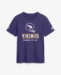 Nike Men's Big & Tall Minnesota Vikings Sideline Final Sprint Dri-fit Crew Neck T-Shirt