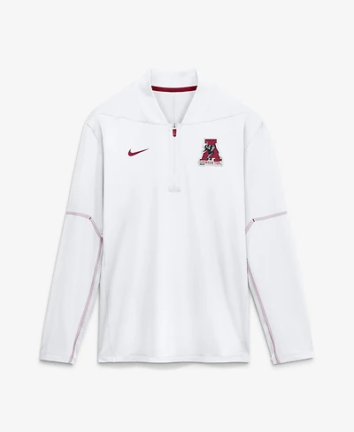 Nike Men's Alabama Crimson Tide Sideline Half-Zip Midweight Pullover