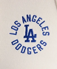 Fanatics Women's Los Angeles Dodgers Iconic Ribbed-Knit Cropped Tank Top
