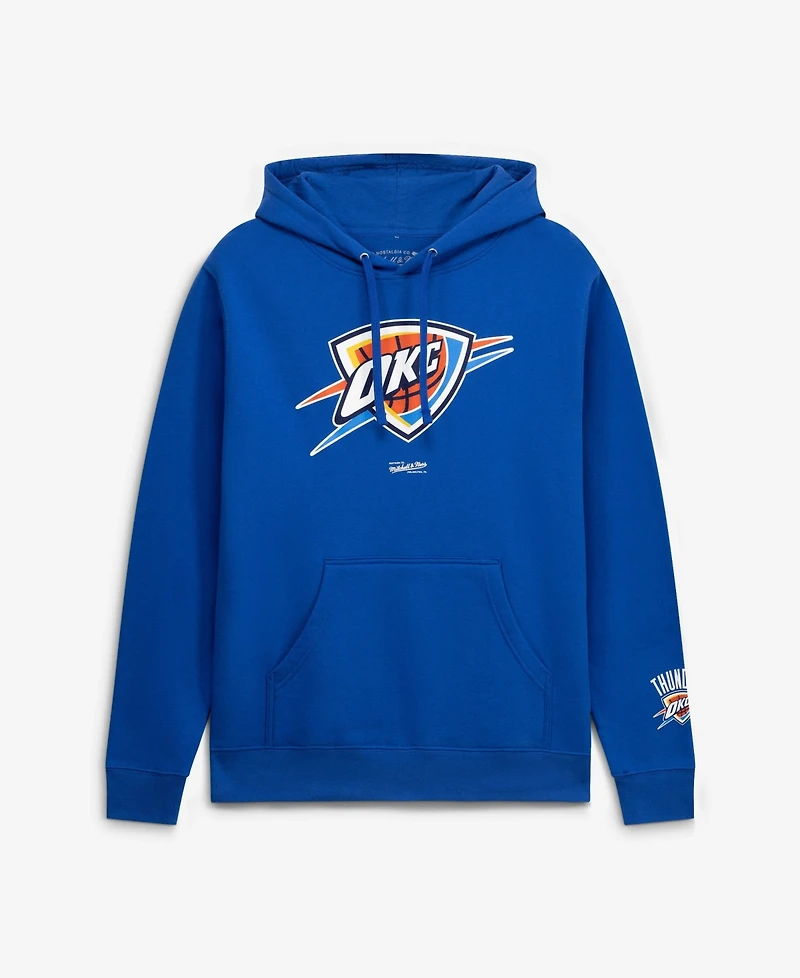 Mitchell & Ness Men's Oklahoma City Thunder Basic Graphic Fleece-Lined Hoodie