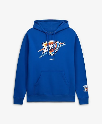 Mitchell & Ness Men's Oklahoma City Thunder Basic Graphic Fleece-Lined Hoodie
