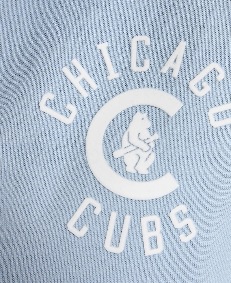 Fanatics Women's Chicago Cubs Iconic Collection Short-Sleeve Cropped Polo Sweatshirt